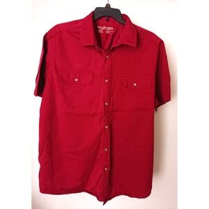 Big & Tall SHORT SLEEVE DENIM And Twill SHIRT MEN'S 2X BOULDER CREEK by KingSize